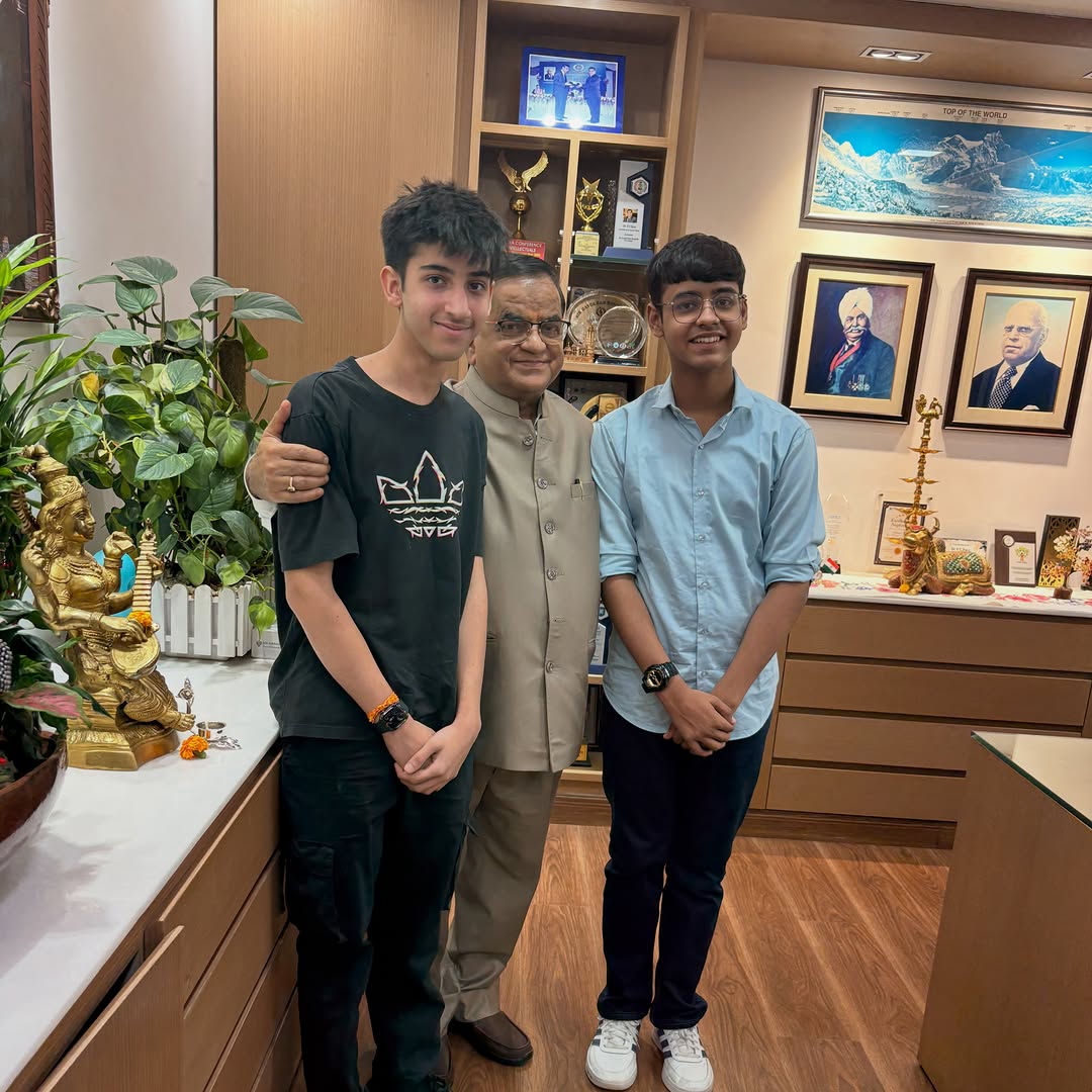 Chairman, Sir Ganga Ram Hospital meeting connected to Project GRID